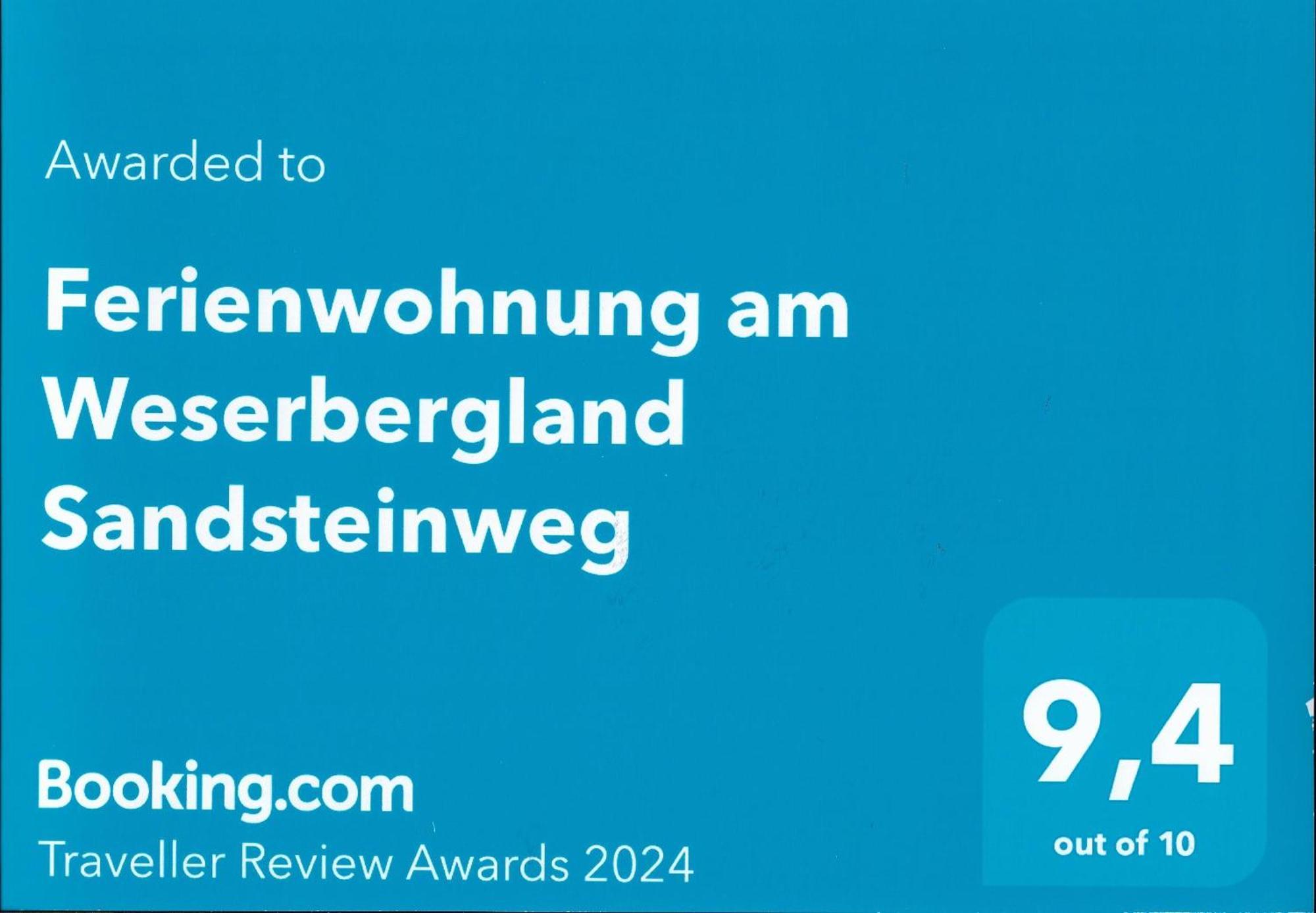 Ferienwohnung Am Weserbergland Sandsteinweg Arholzen Extérieur photo